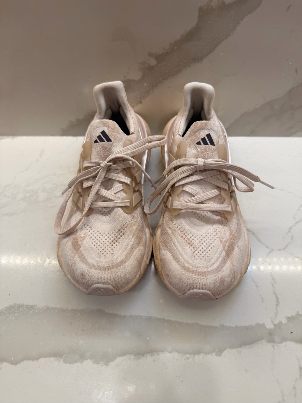 Adidas Kids Performance Running Shoes - beige